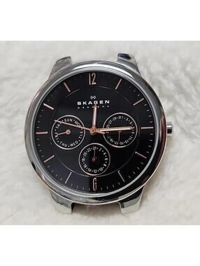 Skagen Denmark 331LSLBO Multifunction Watch Face Only Black/Rose Gold